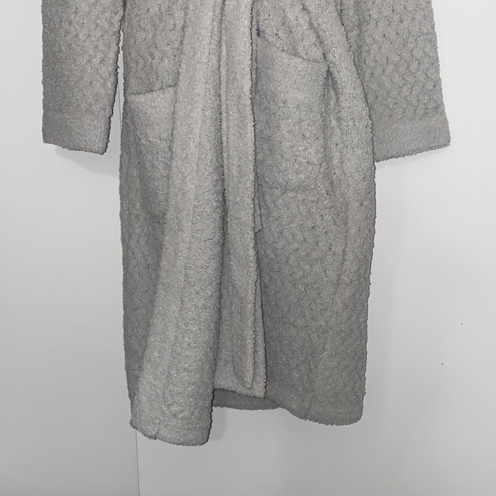Cozy Gray Women's Robe - Picture 6 of 14